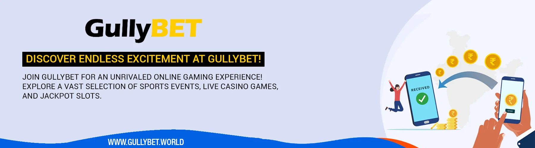 Gullybet banner